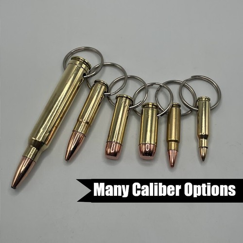 Bullet keychain many caliber - -,
